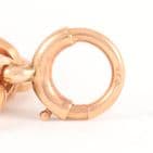 Antique 9Ct Gold 33.5g Trombone And Knot Link Double Albert Watch Chain 14 3/4''