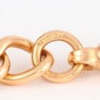 Antique 9Ct Gold 35.7g Double Albert Pocket Watch Chain / Necklace 16 7/8''