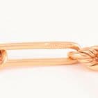 Antique 9Ct Gold 38.8g Trombone And Knot Link Double Albert Watch Chain 17 3/4''