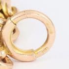 Antique 9Ct Gold 43g Fetter / Trombone Link Double Albert Watch Chain 15 3/4''