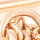 Antique 9Ct Gold 45.9g Double Albert Watch Chain 17 1/4''