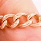 Antique 9Ct Gold 52.2g Double Albert Watch Chain With Removable T-bar 16 5/8''