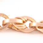 Antique 9Ct Gold 53.9g Knot Link Double Albert Watch Chain 16 1/2''