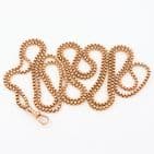 Antique 9Ct Gold 81g Long Box Link Watch Chain Necklace  61 1/2''