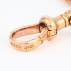 Antique 9Ct Gold 81g Long Box Link Watch Chain Necklace  61 1/2''