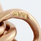 Antique 9Ct Gold 63.3g Graduated Double Albert Watch Chain / Necklace 17''