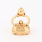 Antique 9Ct Gold Seal Fob With Intaglio Of Ouroboros And Hands