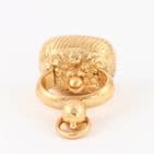 Antique 9Ct Gold Seal Fob With Intaglio Of Ouroboros And Hands