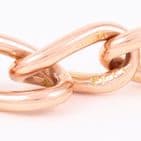 Antique 9Ct Rose Gold 45.7g Albert Watch Chain With T-Bar 16 1/2''