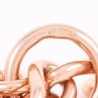 Antique 9Ct Rose Gold 45.7g Albert Watch Chain With T-Bar 16 1/2''