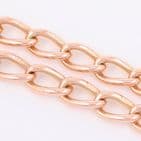 Antique 9Ct Rose Gold 45.7g Albert Watch Chain With T-Bar 16 1/2''