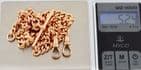 Antique 9Ct Rose Gold 52.4g Graduated Double Albert Watch Chain 16''