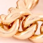 Antique 9Ct Rose Gold 52.4g Graduated Double Albert Watch Chain 16''