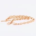 Antique 9Ct Rose Gold 55.7g Albert Watch Chain / Necklace With T-Bar 17 3/4''