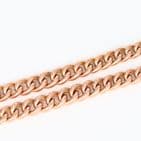 Antique 9Ct Rose Gold 58.6g Graduated Double Albert Watch Chain 16 1/2''