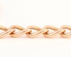 Antique 9Ct Rose Gold 58g Albert Watch Chain / Necklace With T-Bar 16''