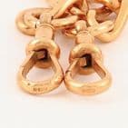 Antique 9Ct Rose Gold 71.3g Albert Watch Chain / Necklace With T-Bar 17 1/8''