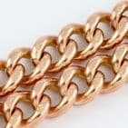 Antique 9Ct Rose Gold 59.2g Double Albert Watch Chain 17 1/2''