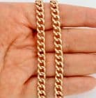 Antique 9Ct Rose Gold 59.2g Double Albert Watch Chain 17 1/2''
