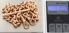 Antique Heavy 9Ct Rose Gold 110g Double Albert Watch Chain / Necklace 16 3/4''