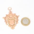 Antique Large 9Ct Rose Gold 15.8grams Fob / Pendant / Medal c 1898