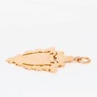 Antique Large 9Ct Rose Gold 15.8grams Fob / Pendant / Medal c 1898