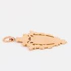 Antique Large 9Ct Rose Gold 15.8grams Fob / Pendant / Medal c 1898