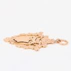 Antique Large 9Ct Rose Gold 15.8grams Fob / Pendant / Medal c 1898