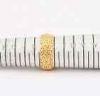 Antique Solid 18Ct Gold 8.5g Floral Engraved Patterned Wedding Ring / Band