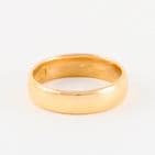 Antique Solid 22Ct Gold 5.5g Wedding Ring / Band Ring c 1908