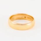 Antique Solid 22Ct Gold 5.5g Wedding Ring / Band Ring c 1908