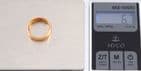 Antique Solid 22Ct Gold 6.7g Wedding Ring / Band Ring c 1919