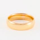 Antique Solid 22Ct Gold 6.7g Wedding Ring / Band Ring c 1919