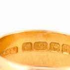 Antique  Solid 22Ct Gold 9.0g Wedding Ring / Band