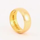 Antique  Solid 22Ct Gold 9.0g Wedding Ring / Band