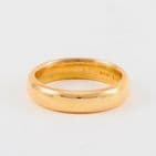 Antique Solid 22Ct Gold 9.7g Wedding Ring / Band Ring