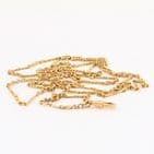 Antique Victorian 15Ct Gold 30g Long and Knot Link Guard Chain Necklace 46''