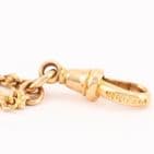 Antique Victorian 15Ct Gold 30g Long and Knot Link Guard Chain Necklace 46''