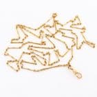 Antique Victorian 15Ct Gold 30g Long and Knot Link Guard Chain Necklace 46''