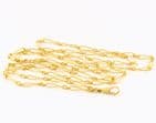 Antique Victorian 18Ct Gold 38.3g Long & Knot Link Guard Chain Necklace 46 1/2''