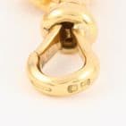 Antique Victorian 18Ct Gold 58g Curb Link Albert Watch Chain 15 3/8''