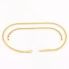 Italian 18Ct Gold 26g Cuban Link Chain Necklace and Bracelet Set