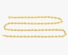 Italian 18Ct Gold 28.5g Anchor / Mariner Link Chain Necklace 23 3/4''