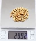 Italian 9Ct Gold 29.9g Flat Curb Link Chain Necklace 20 1/2'' by UNOAERRE