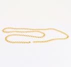 Italian 9Ct Gold 40g Flat Curb Link Chain Necklace 28'' by UNOAERRE