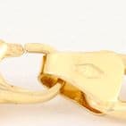 Italian 9Ct Gold 40g Flat Curb Link Chain Necklace 28'' by UNOAERRE