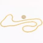 Italian 9Ct Gold 40g Flat Curb Link Chain Necklace 28'' by UNOAERRE