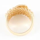 Men's Gents Vintage 9Ct Gold 16.2g Keeper Ring With Buckle Design