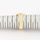 Men's Gents Vintage 9Ct Gold Signet Ring With Onyx And Eagle Design Shoulders