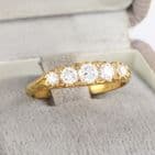 Vintage 18Ct Gold Diamond Engagement Ring 0.63 Carat